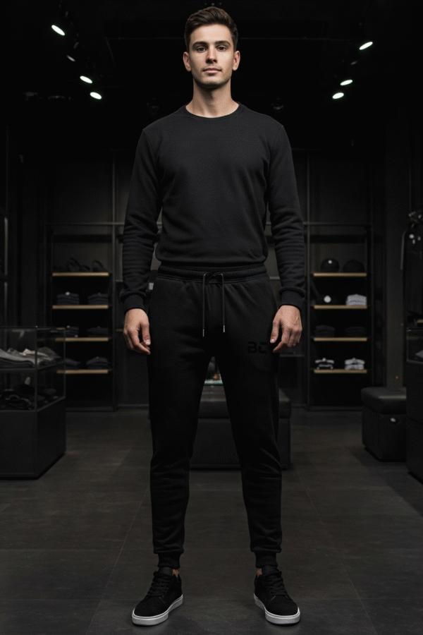 BlackCat Men’s Black Joggers - Image 3